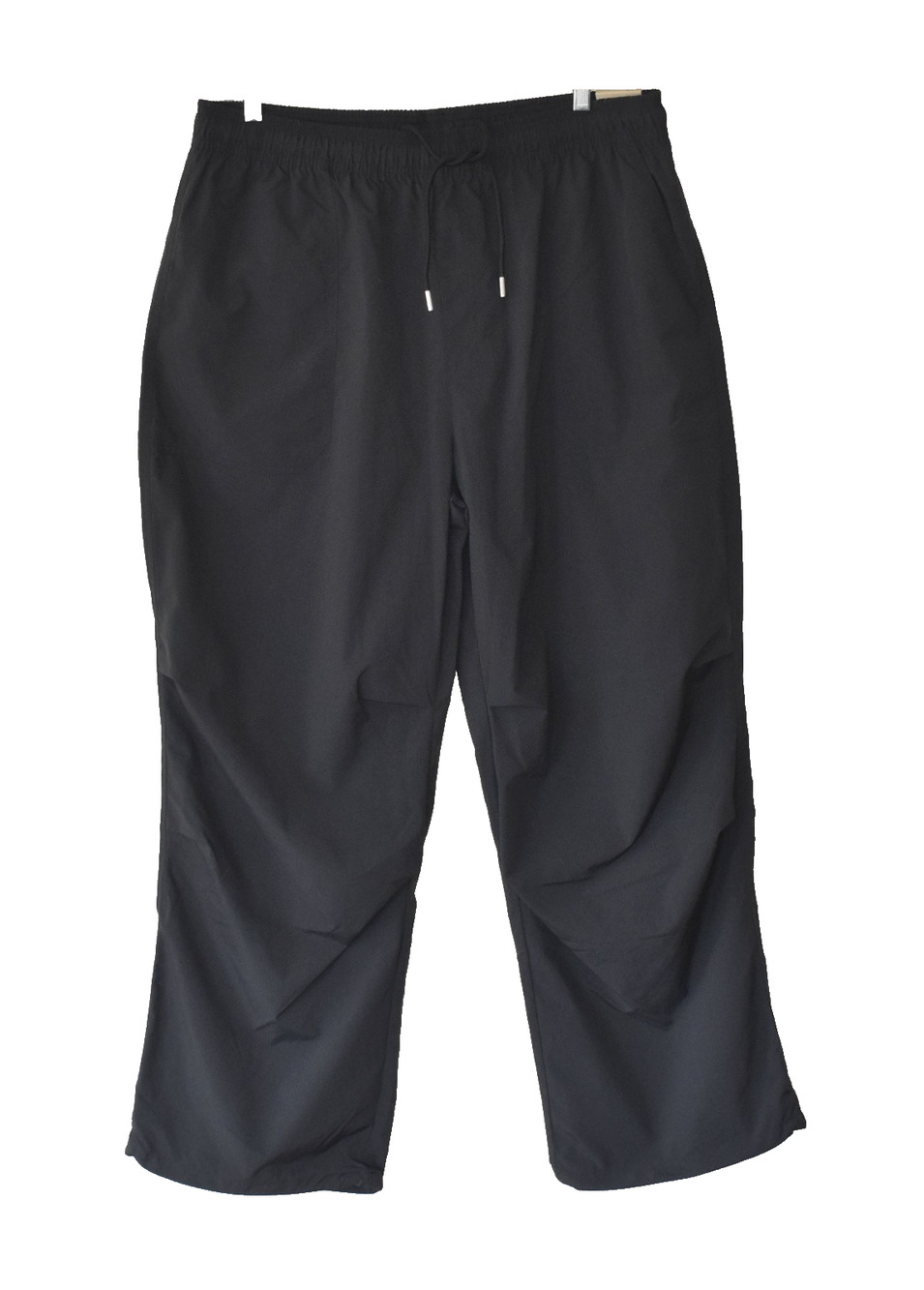 B0 NWT NIKE Jordan Essential Black Nylon Loose Fit Pants FV7306-010 Size XL $90